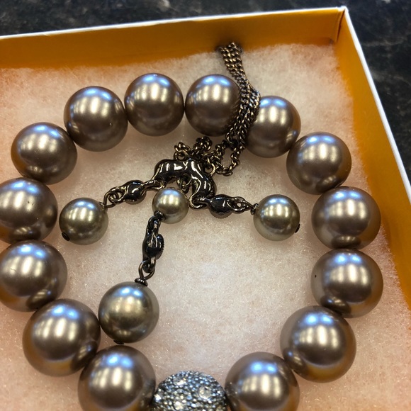 Very nice Champagne bracelet and necklace set. - Picture 3 of 3